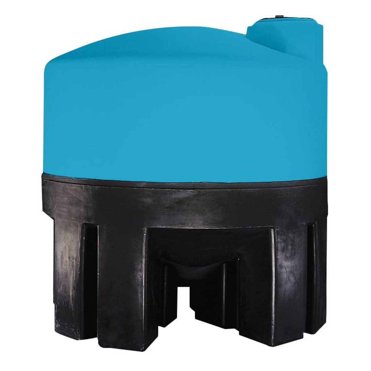 1,600 Gallon Heavy Duty Cone Bottom Tank with Polystand, 89'' Diameter x 96'' High