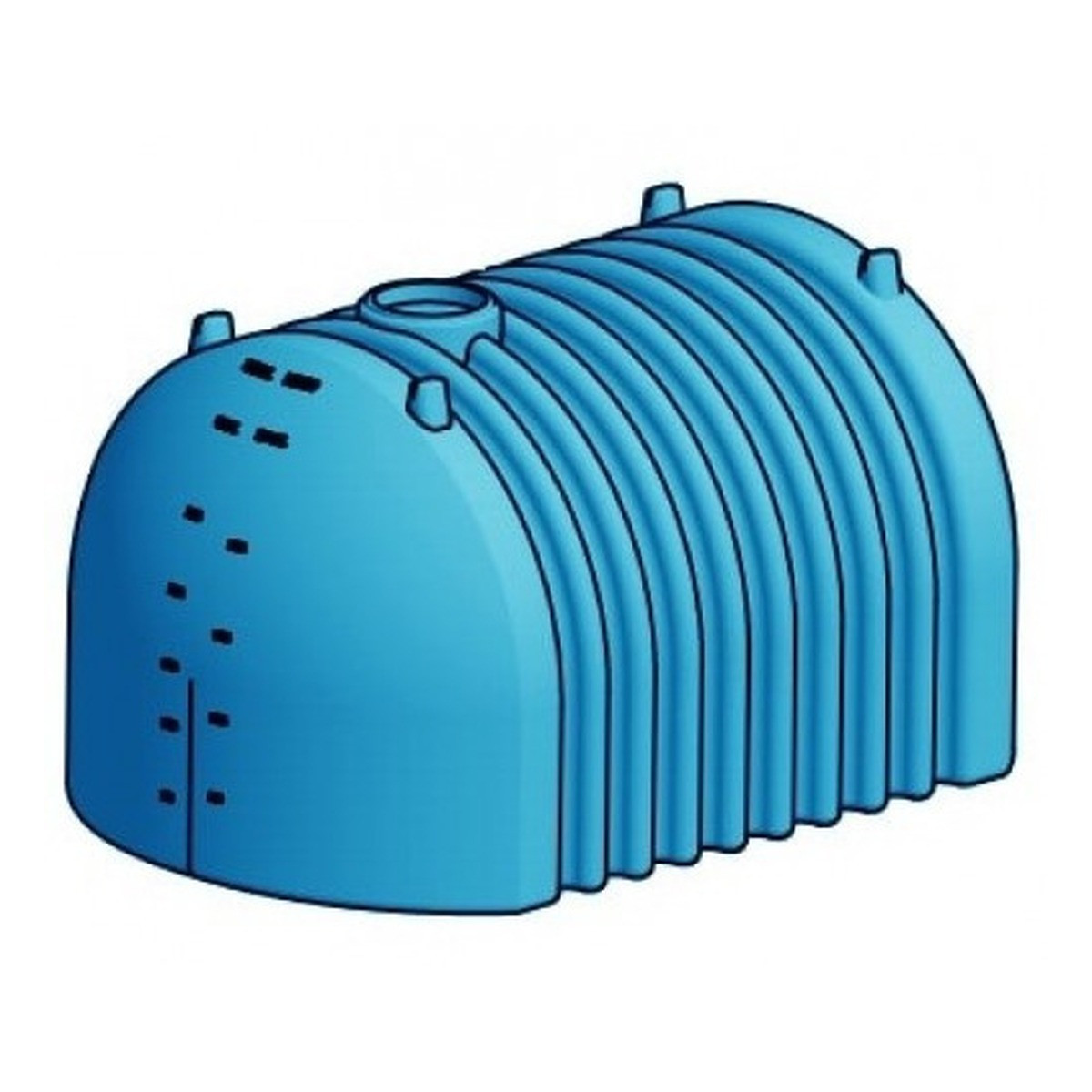 4,200 Gallon Heavy Duty Flat Bottom Utility Tank, 96'' Wide x 182'' Deep x 85'' High