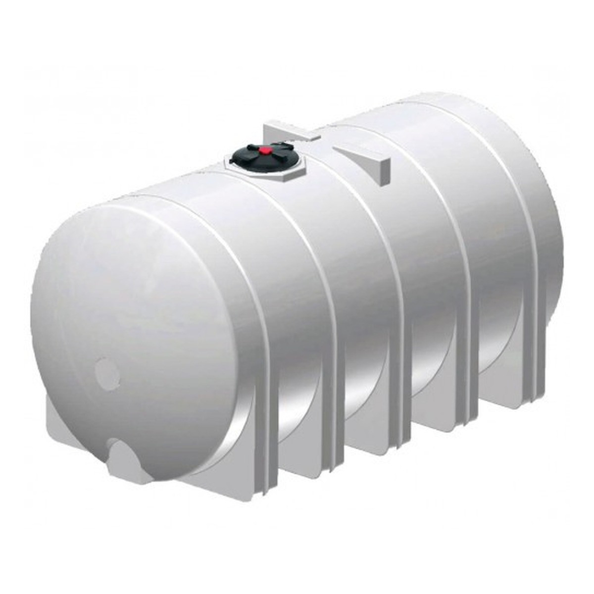 6,025 Gallon Horizontal Leg Tank w/ Baffles, 99'' Wide x 193'' Deep x 103'' High