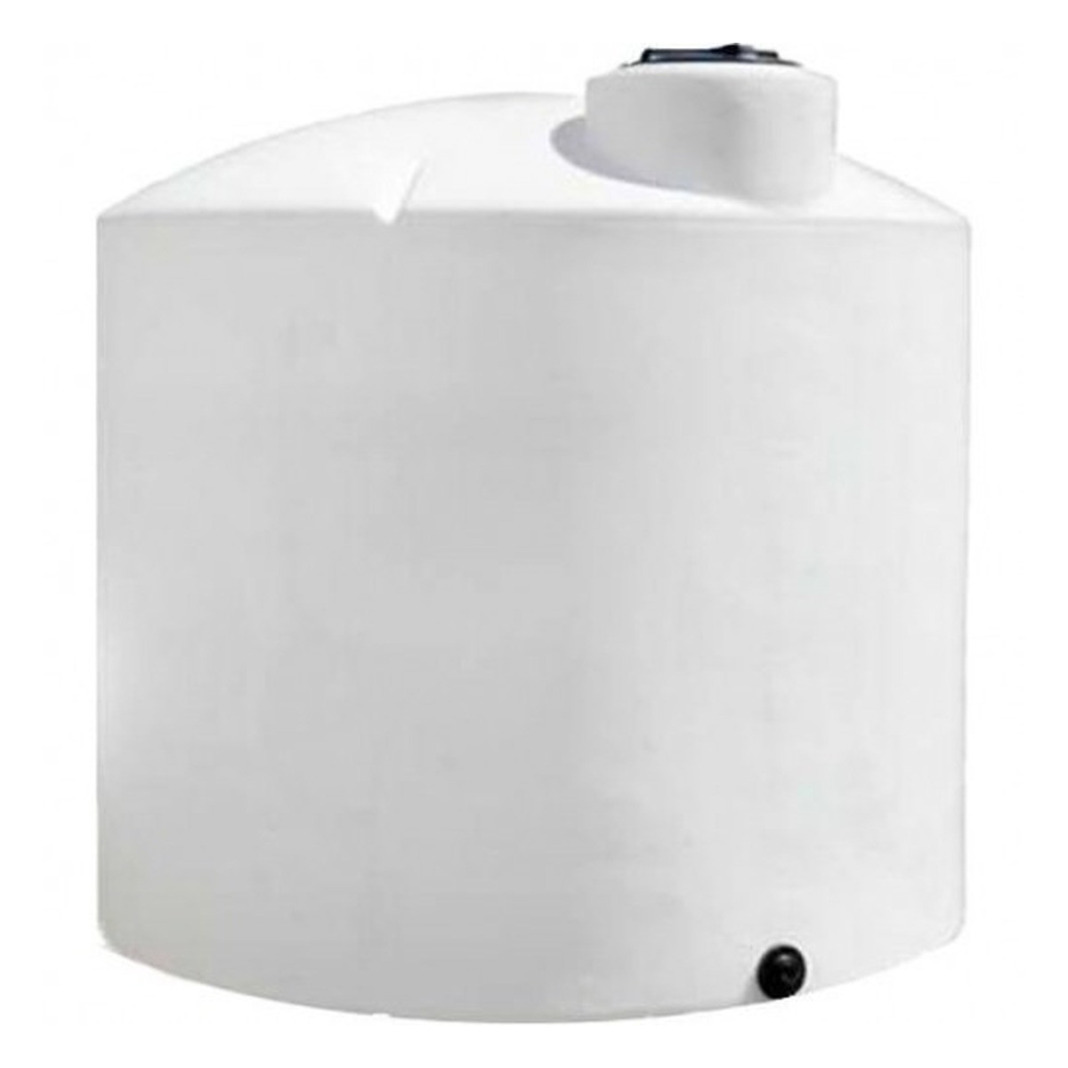 13,000 Gallon Vertical Plastic Storage Tank, 144'' Diameter x 198'' High