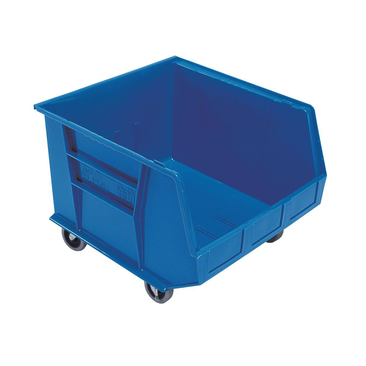 Blue Mobile Hulk Container 18'' W x 16.5'' D x 14'' H - Case of 3 (18 in W x 14 in D x 16.5 in H)