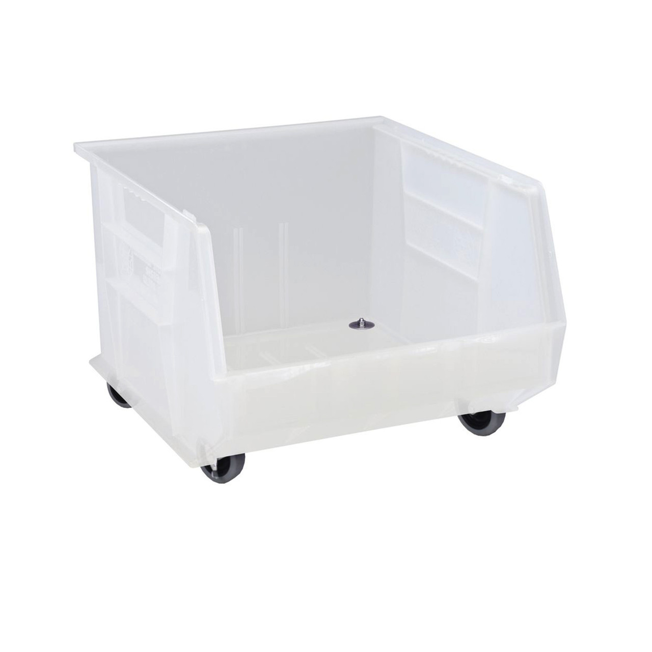 Clear Mobile Hulk Container 18'' W x 16.5'' D x 14'' H - Case of 3 (18 in W x 14 in D x 16.5 in H)