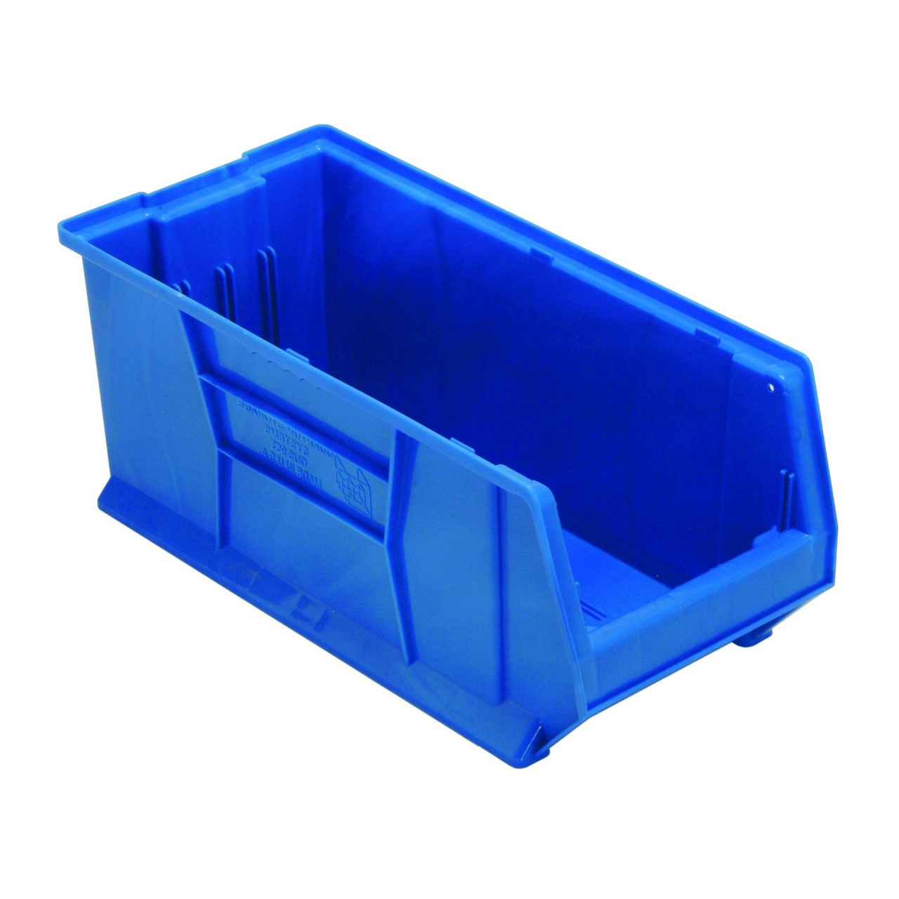 Blue Jumbo Ultra Bin 23.88'' W x 11'' D x 10'' H - Case of 4 (23.875 in W x 10 in D x 11 in H)