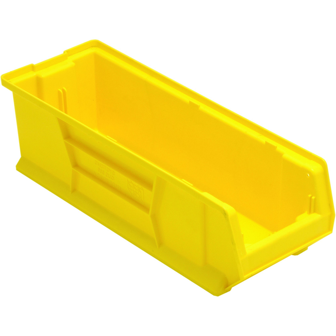 Yellow Jumbo Ultra Bin 23.88'' W x 8.25'' D x 7'' H - Case of 6 (23.875 in W x 7 in D x 8.25 in H)