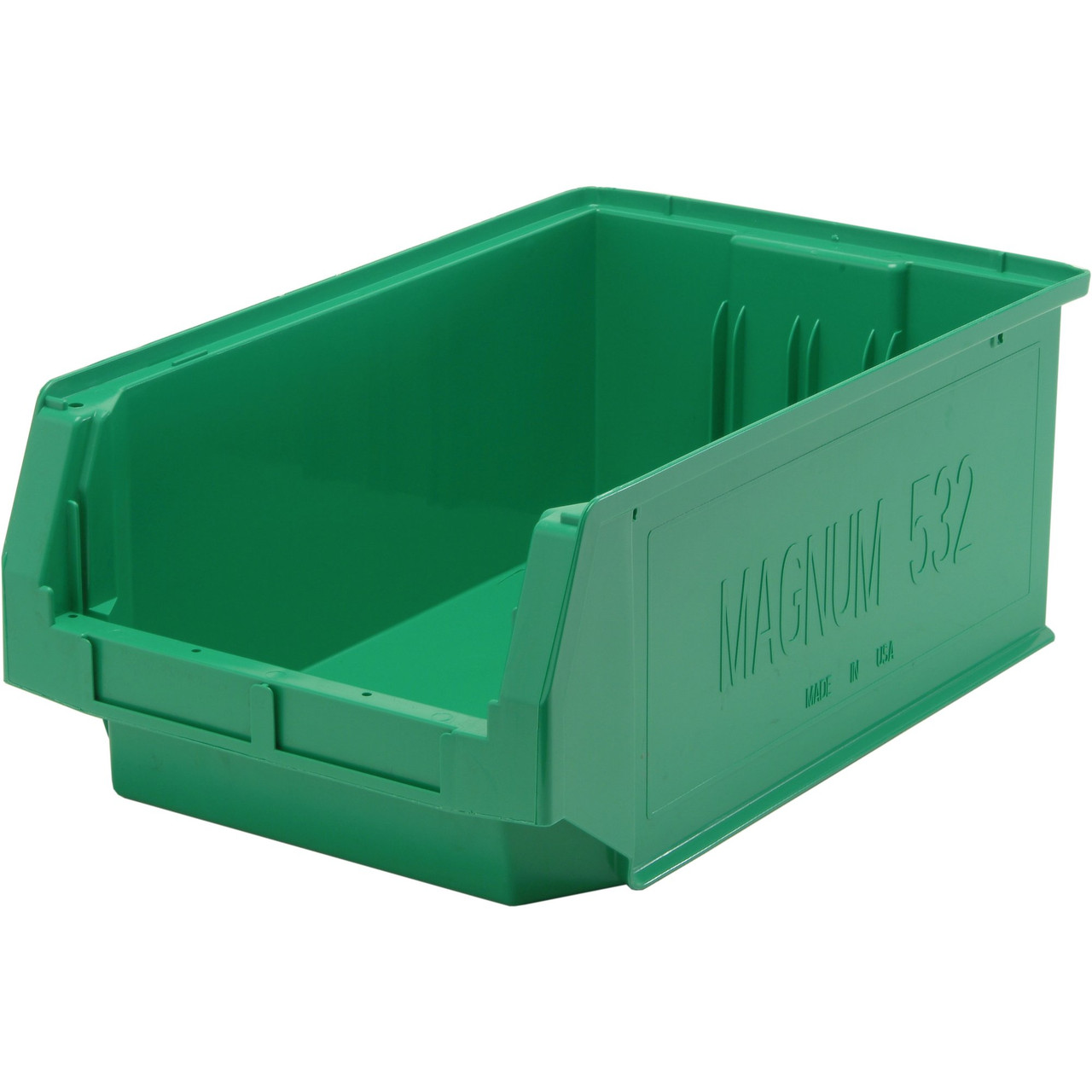 Green Magnum Series Bin 19.75'' L x 12.38'' W x 7.88'' H Case of 6 (19.75 in W x 7.875 in D x 12.625 in H)