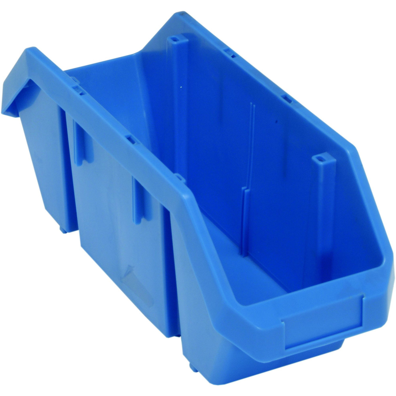 Blue QuickPick Double Sided Bin 18.5'' L x 6.63'' W x 7'' H Case of 10 (18.5 in W x 7 in D x 6.625 in H)