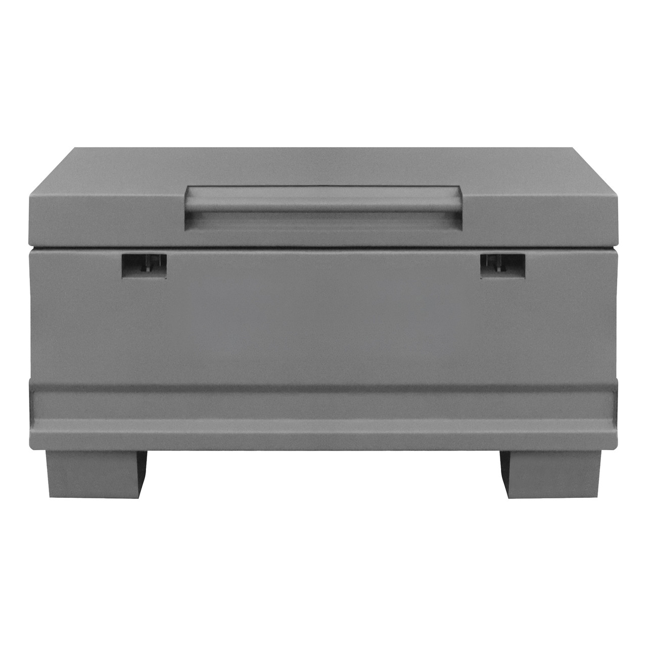 Steel Jobsite Storage Box with Lockable Lid, 5 Cubic Feet (19 in W x 17.8125 in D x 32 in H)
