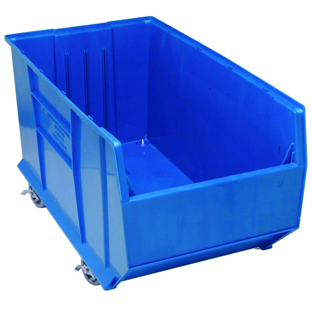 Hulk 36'' Mobile Stackable Storage Container 35.875''L x 19.875''W x 20.5''H - Blue (35.875 in W x 17.5 in D x 19.875 in