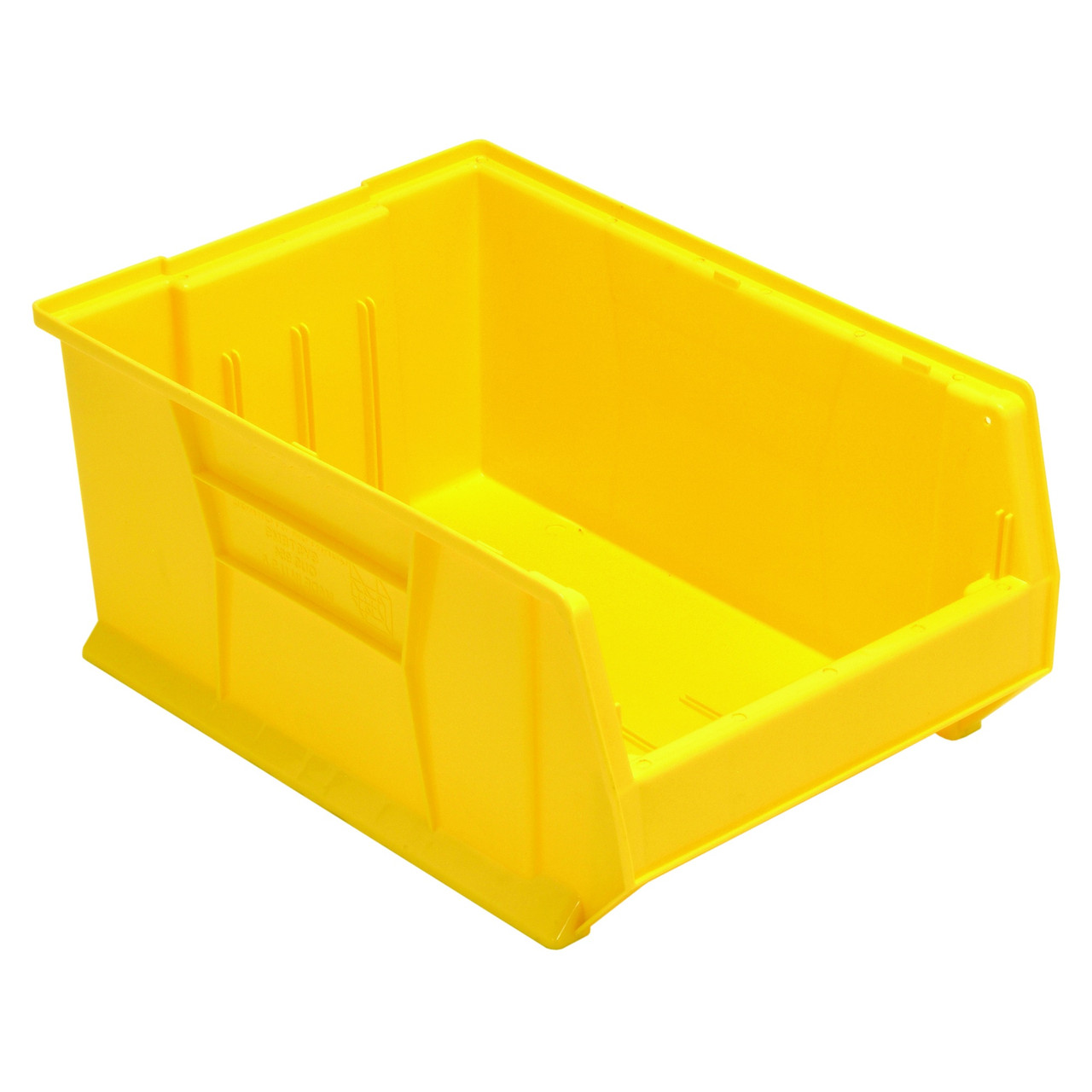 Hulk 24'' Stackable Storage Container 23.875''L x 16.5''W x 11''H - Yellow (23.875 in W x 11 in D x 16.5 in H)