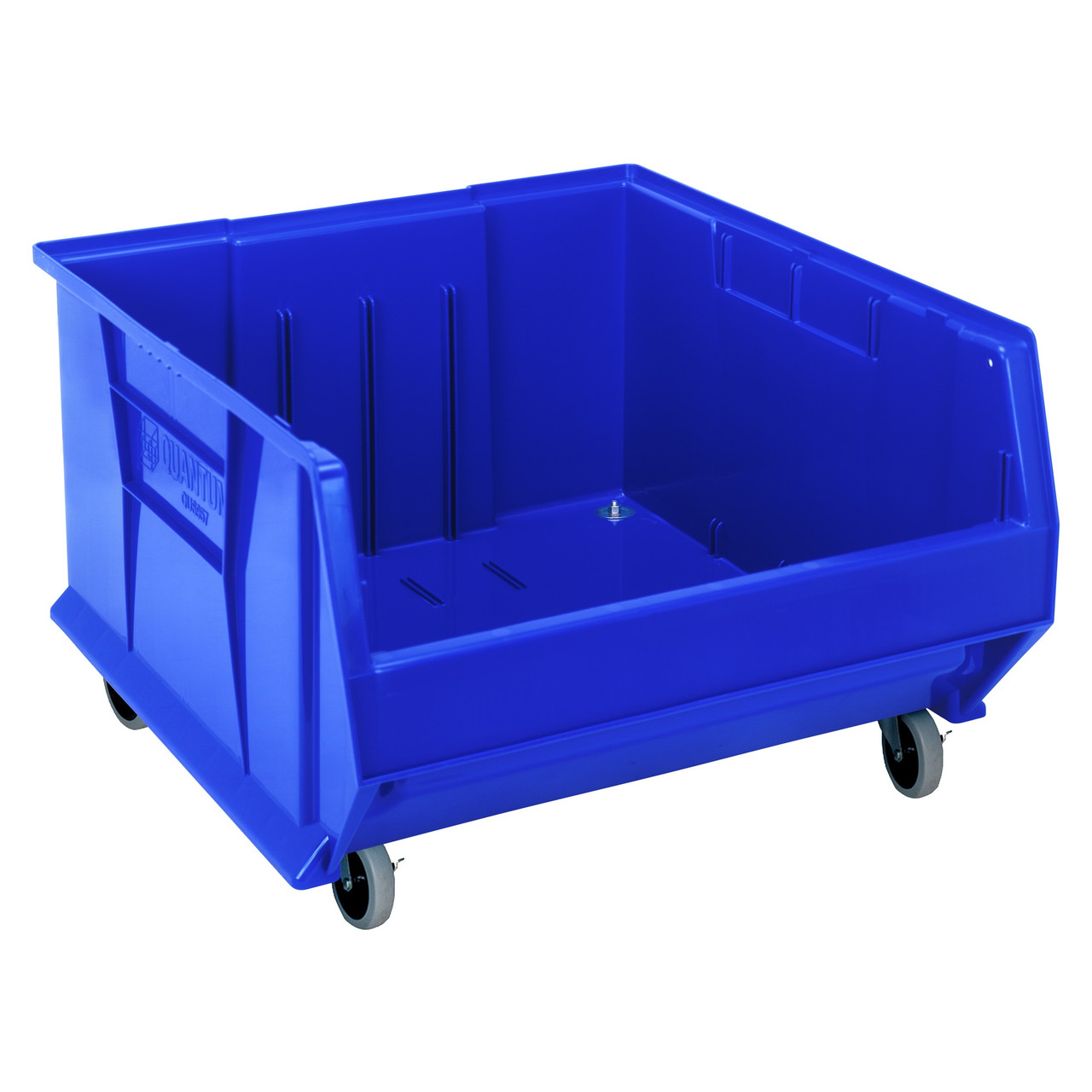 Hulk 24'' Mobile Stackable Storage Container 22.5''W x 23.875''D x 15''H - Blue (23.875 in W x 12 in D x 22.5 in H)