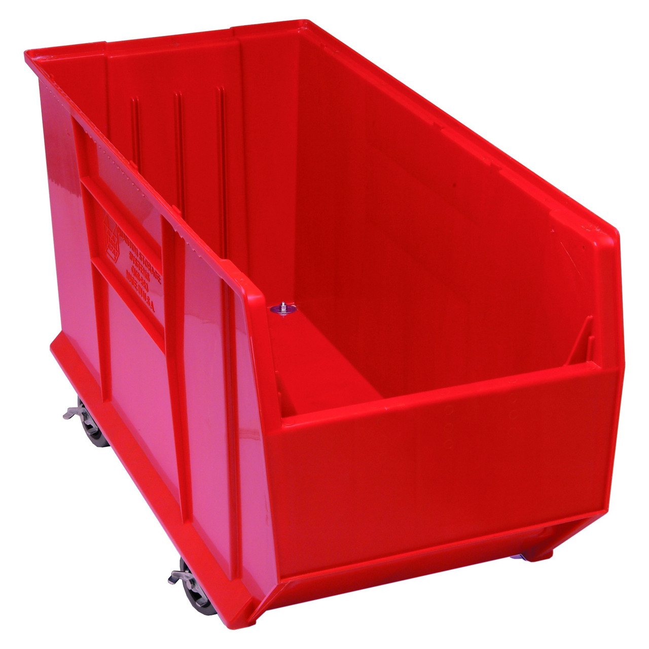 Hulk 36'' Mobile Stackable Storage Container 35.875''L x 16.5''W x 20.5''H - Red (35.875 in W x 17.5 in D x 16.5 in H)