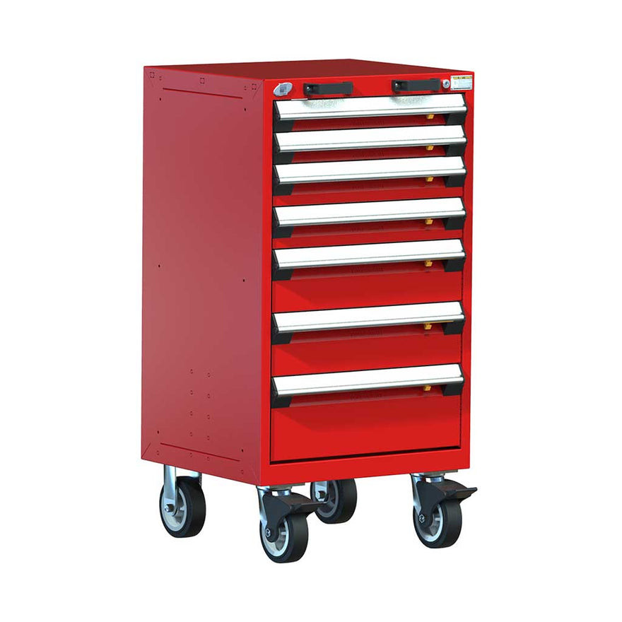 7-Drawer Heavy-Duty Mobile Drawer Cabinet 24'' W x 21D - R5BCD-3801