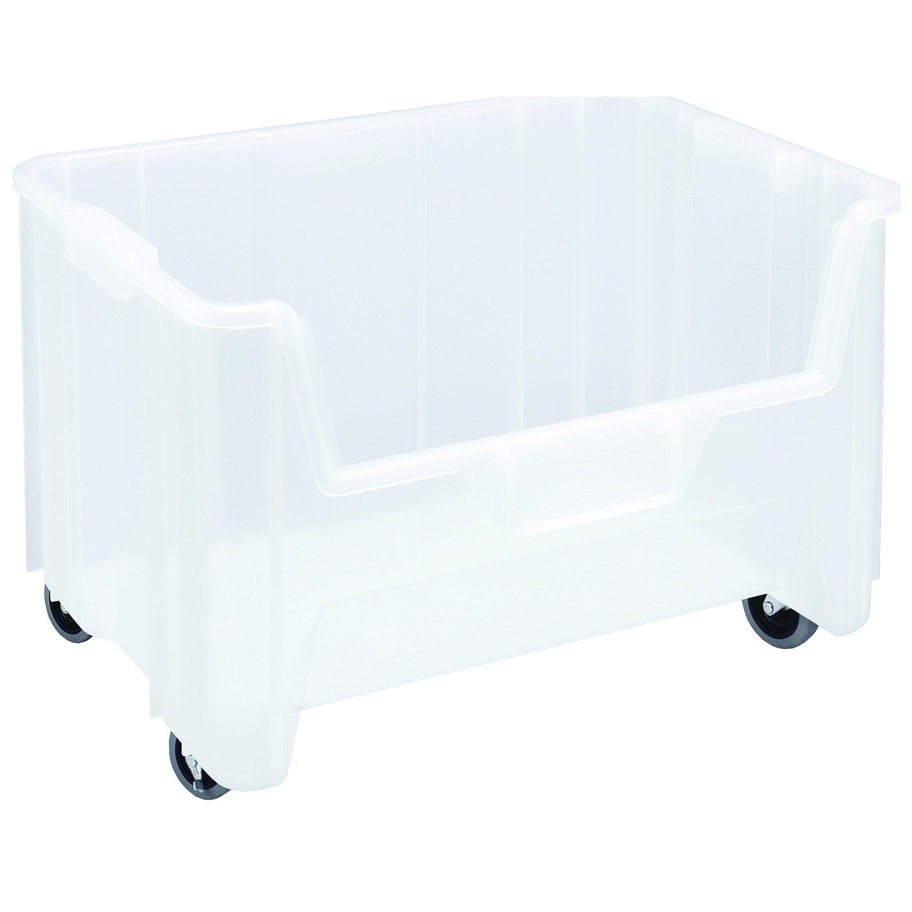 Mobile Stacking Container - Clear for small parts storage