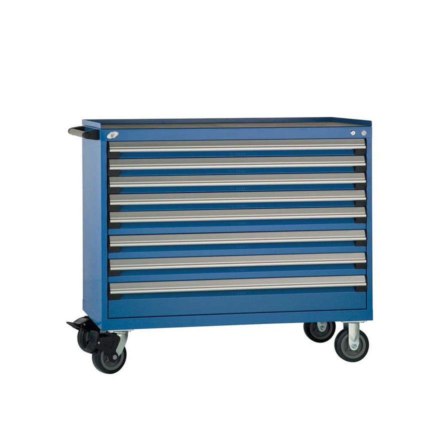 8-Drawer Heavy-Duty Mobile Drawer Cabinet 48'' W x 24D - R5BHE-3401