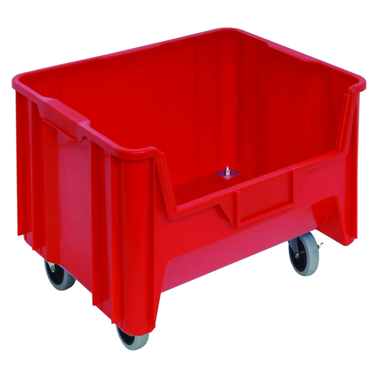 Mobile Giant Stack Container - Red for small parts storage