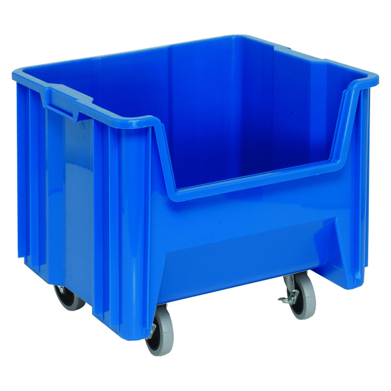 Mobile Giant Stack Container - Blue for small parts storage