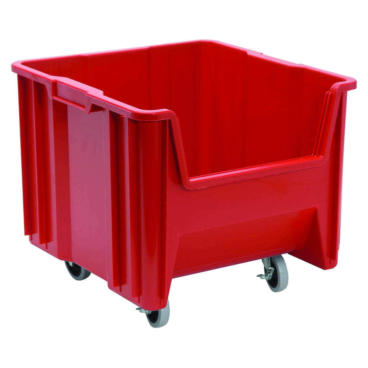 Mobile Giant Stack Container - Red for small parts storage