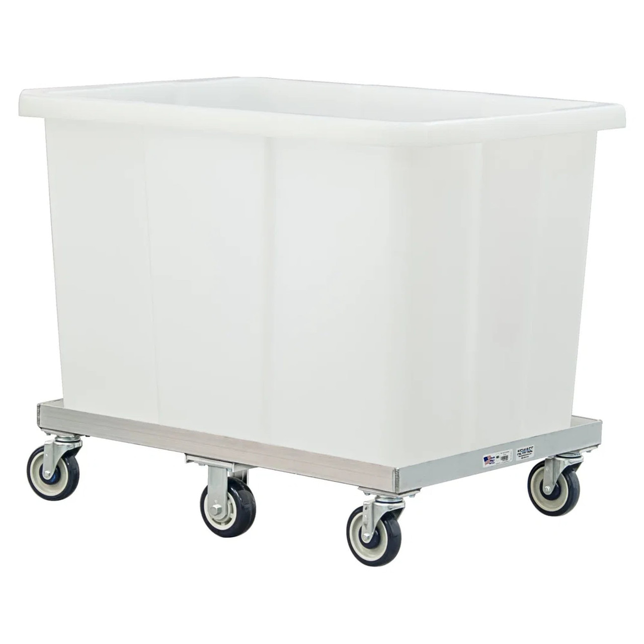 Heavy Duty Mega Mover Bundled Cart - 20 Bushel Capacity - Aluminum Dolly Frame with Molded Poly Tub