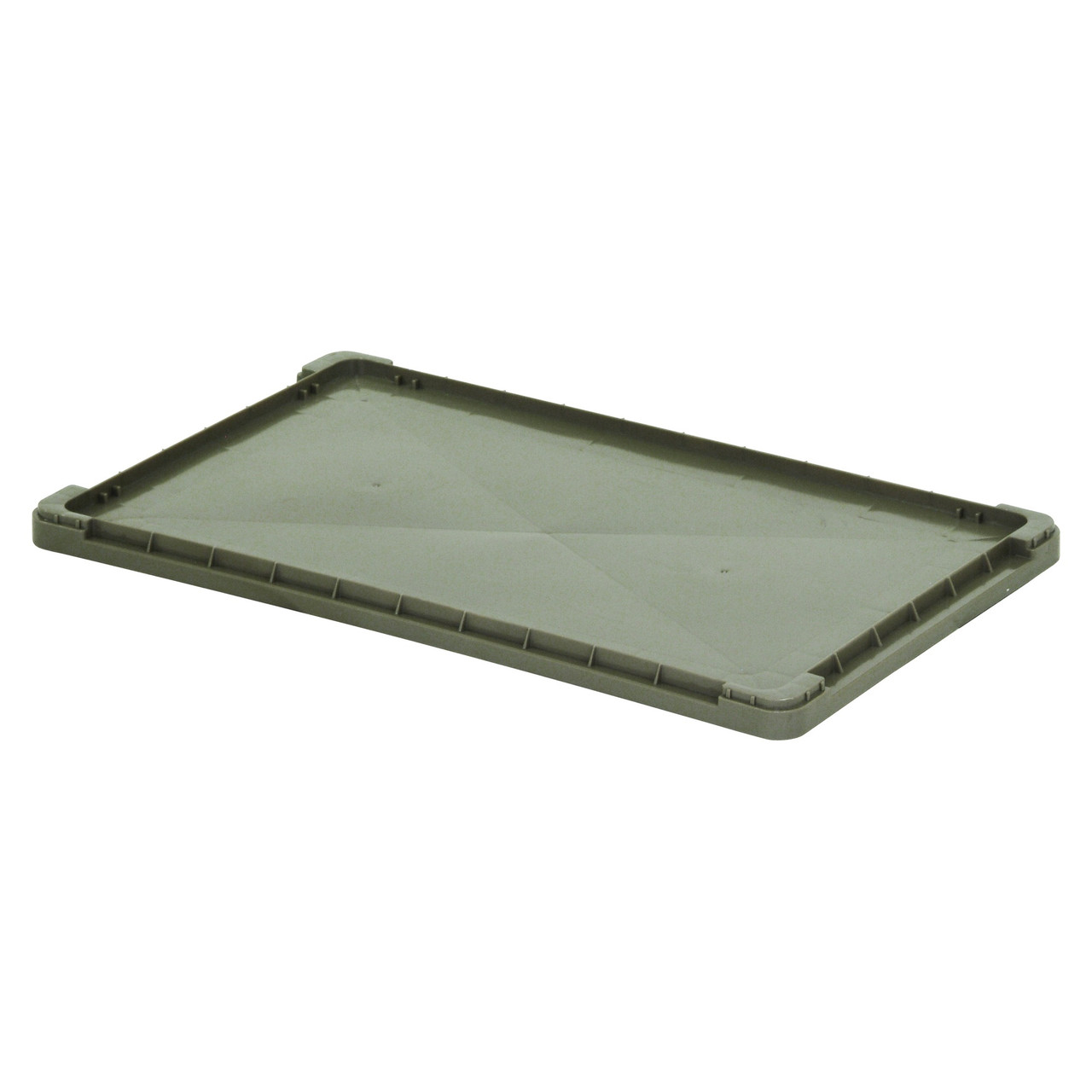 Straight Wall Container Lid - Gray - Fits RSO1215-5 and RSO1215-7 for small parts storage