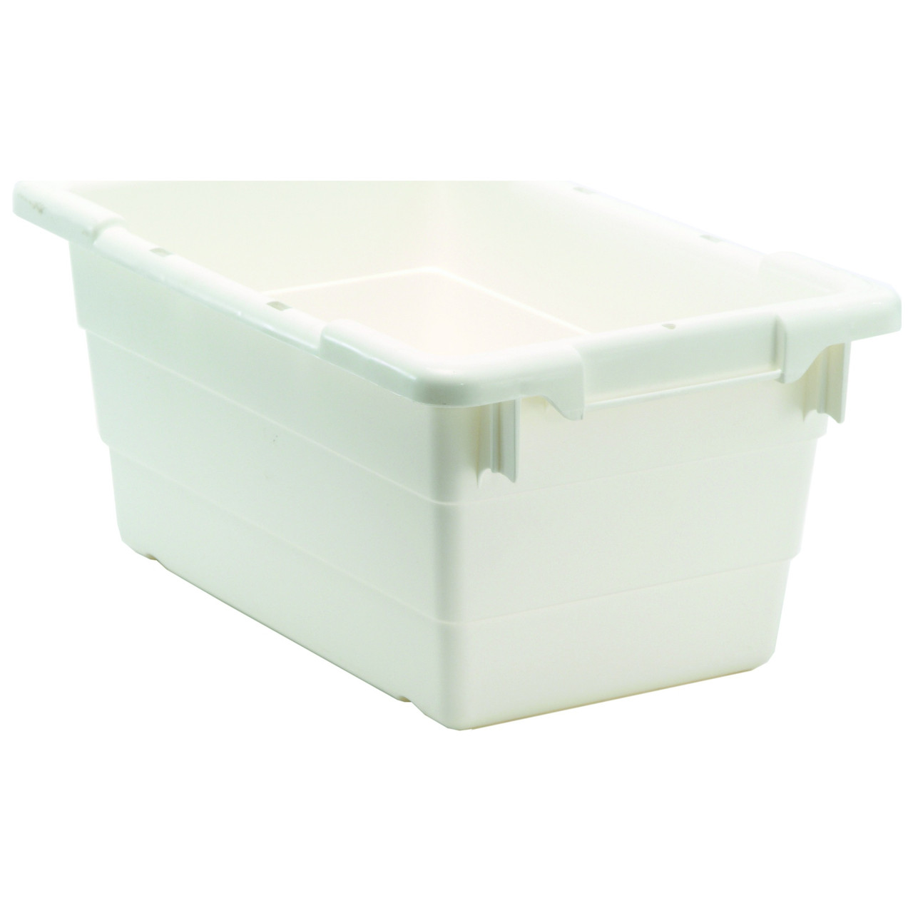 Cross Stack Tub - White - 3.85 Gallon for small parts storage