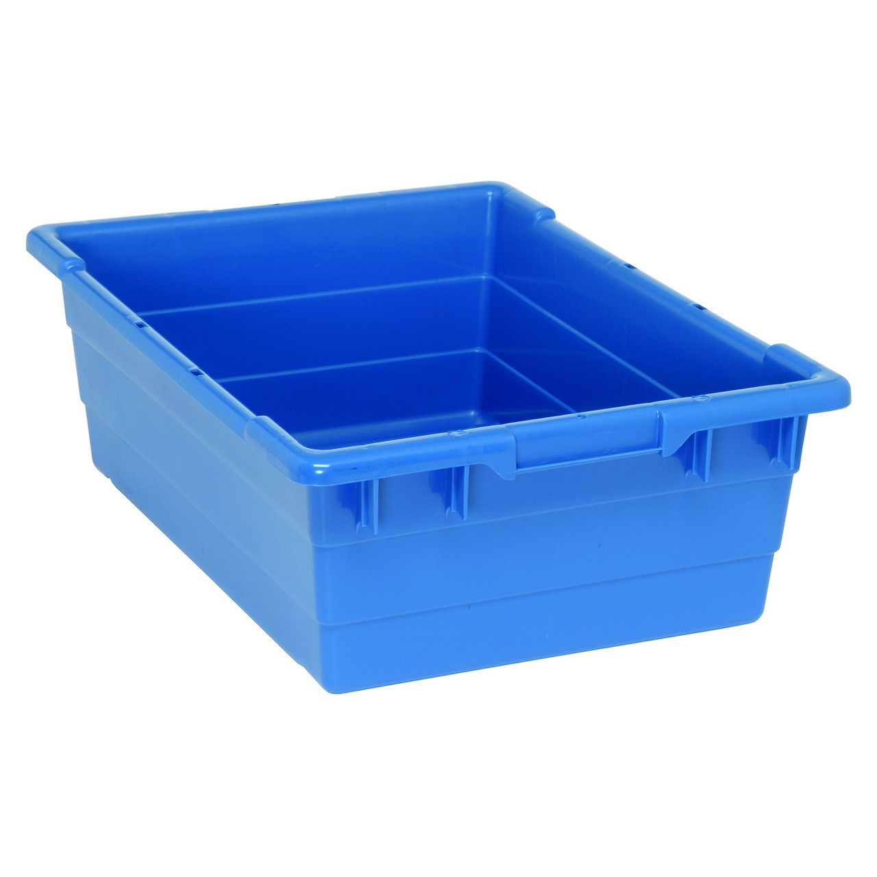 Cross Stack Tub - Blue - 9.81 Gallon for small parts storage