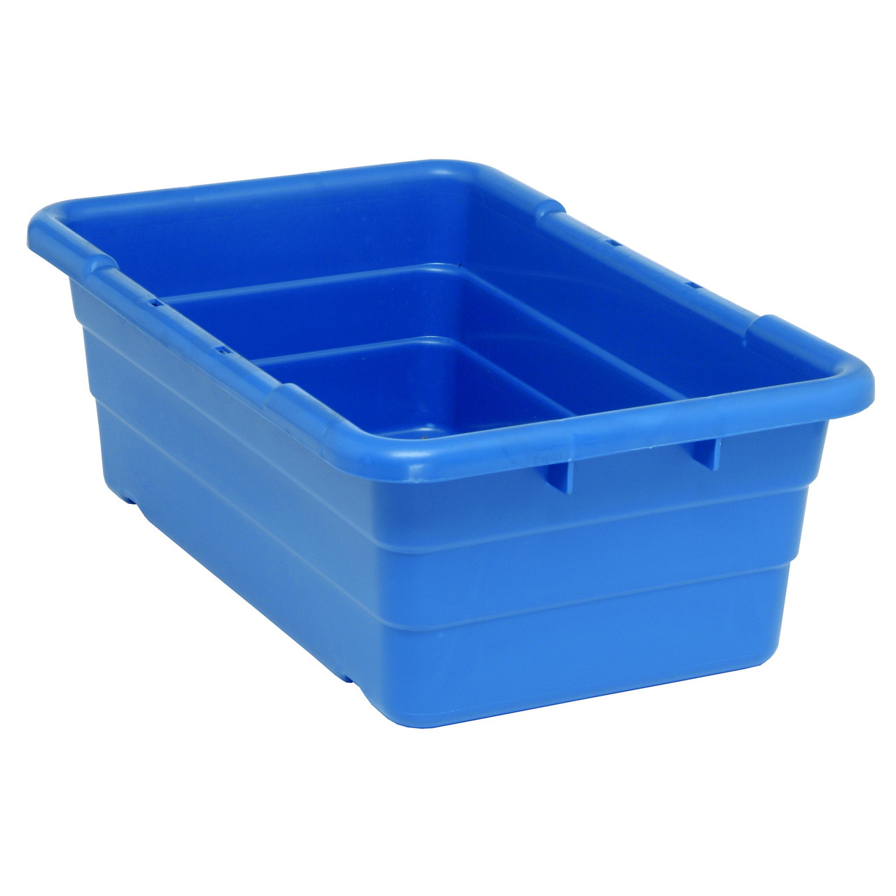 Cross Stack Tub - Blue - 9.75 Gallon for small parts storage