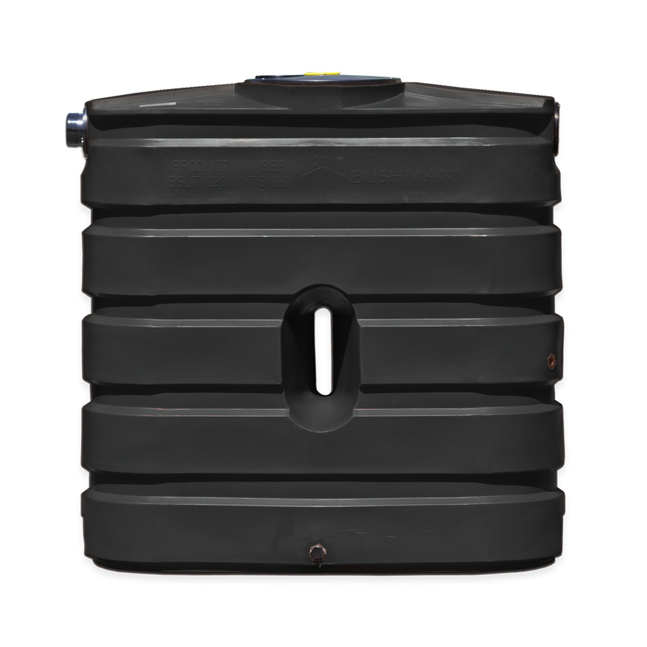 130 Gallon Slimline Rainwater Collection Tank - 17 inch W x 49 inch D x 50 inch H - Polyethylene for storage