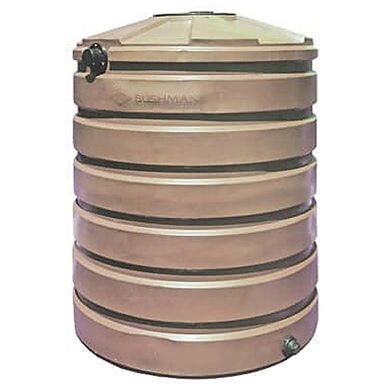 420 Gallon Vertical Water Storage Tank - 45 inch W x 45 inch D x 64 inch H - Polyethylene - Above Ground for