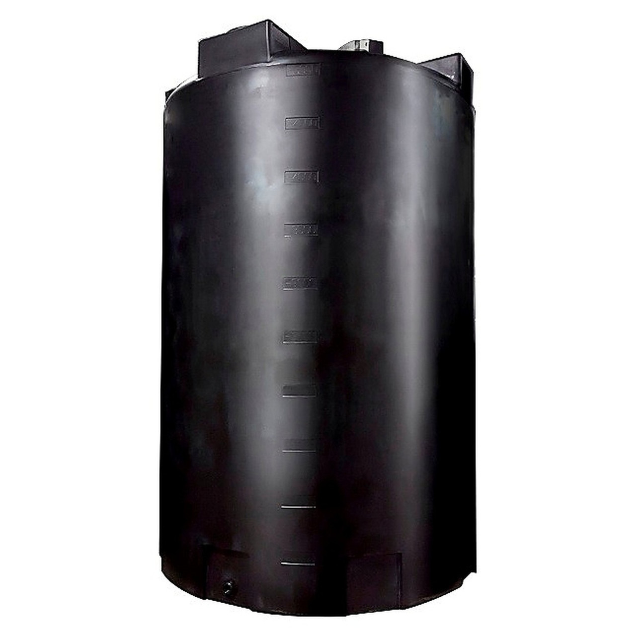 5000 Gallon Vertical Polyethylene Water Storage Tank - 102 inch W x 102 inch D x 158 inch H for storage