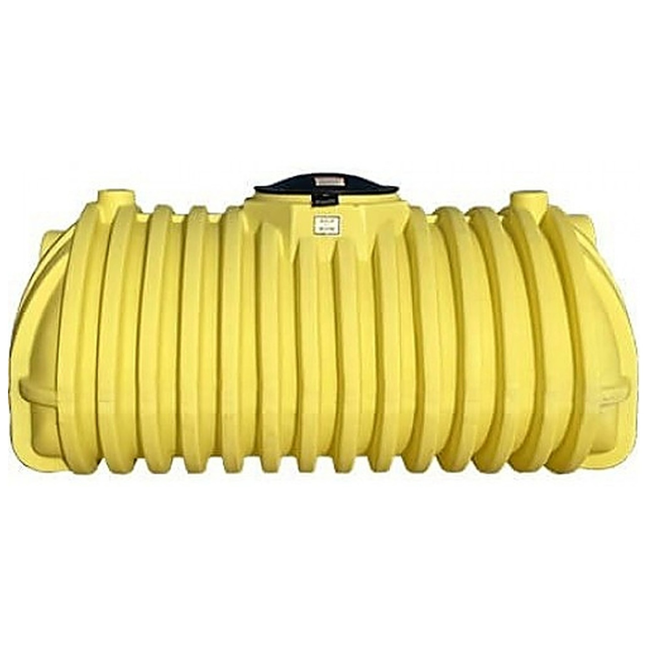 500 Gallon Low Profile Underground Septic Tank - 51 inch W x 101 inch D x 47 inch H - Yellow Polyethylene