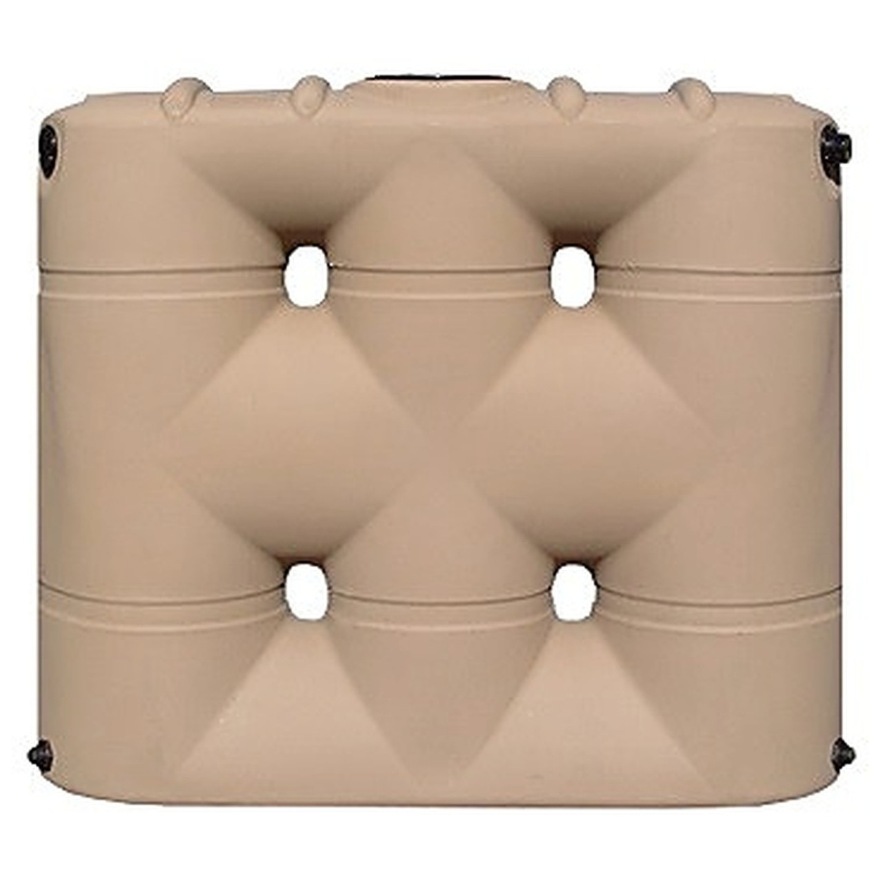 530 Gallon Slimline Polyethylene Water Storage Tank - 25 inch Diameter x 86 inch Length x 78 inch Height for