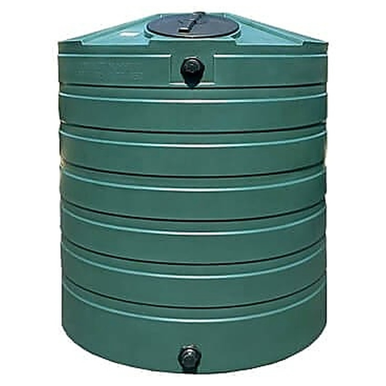 865 Gallon Vertical Water Storage Tank - 61 inch W x 61 inch D x 75 inch H - Polyethylene - Above Ground for