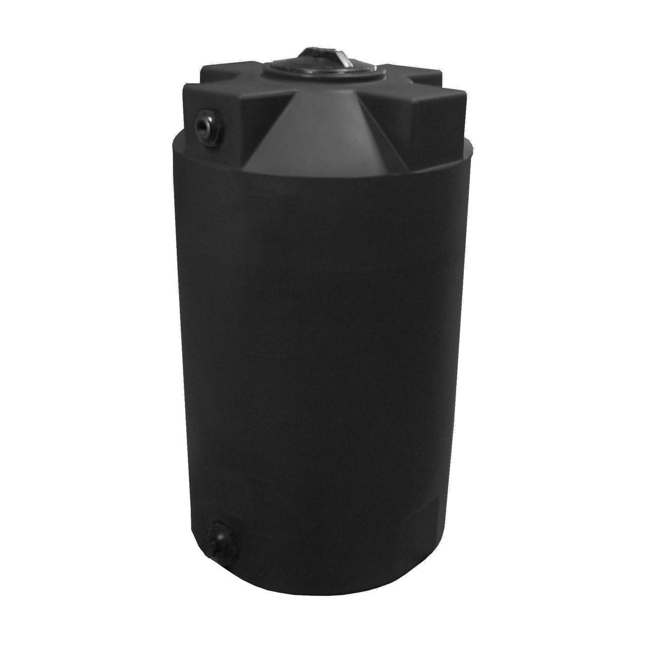 125 Gallon Vertical Polyethylene Water Storage Tank - 30 inch W x 30 inch D x 50 inch H for storage
