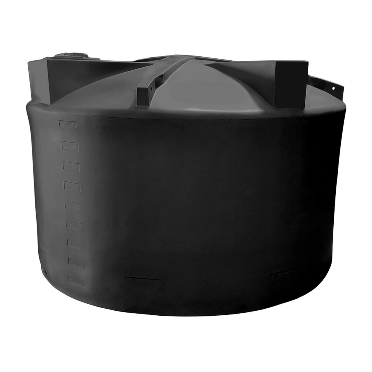 5000 Gallon Vertical Polyethylene Water Storage Tank - 140 inch W x 140 inch D x 92 inch H for storage
