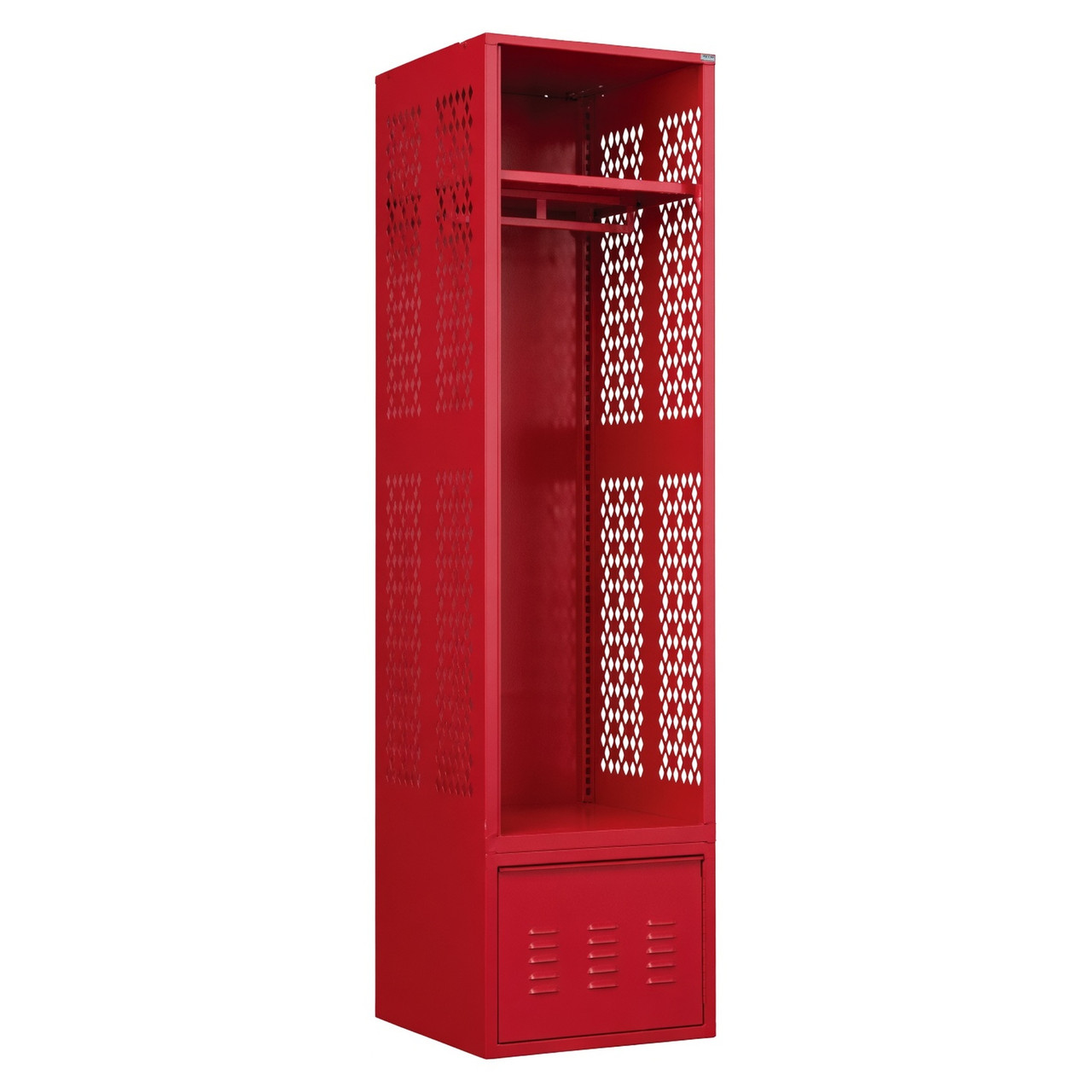 Turnout Locker with Non-Locking Drawer Base for storage