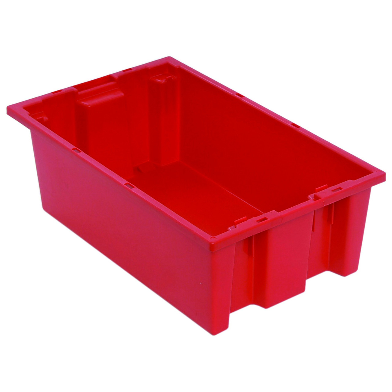 Stack and Nest Tote - Red for small parts storage