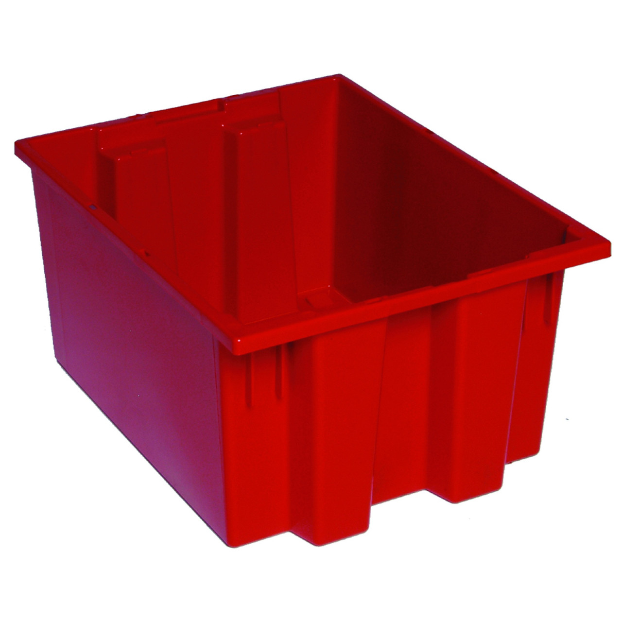 Stack and Nest Tote - Red for small parts storage