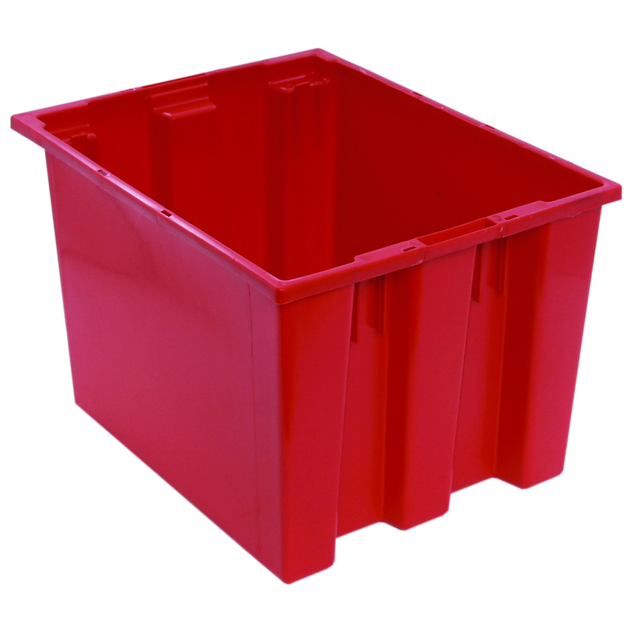 Stack and Nest Tote - Red for small parts storage