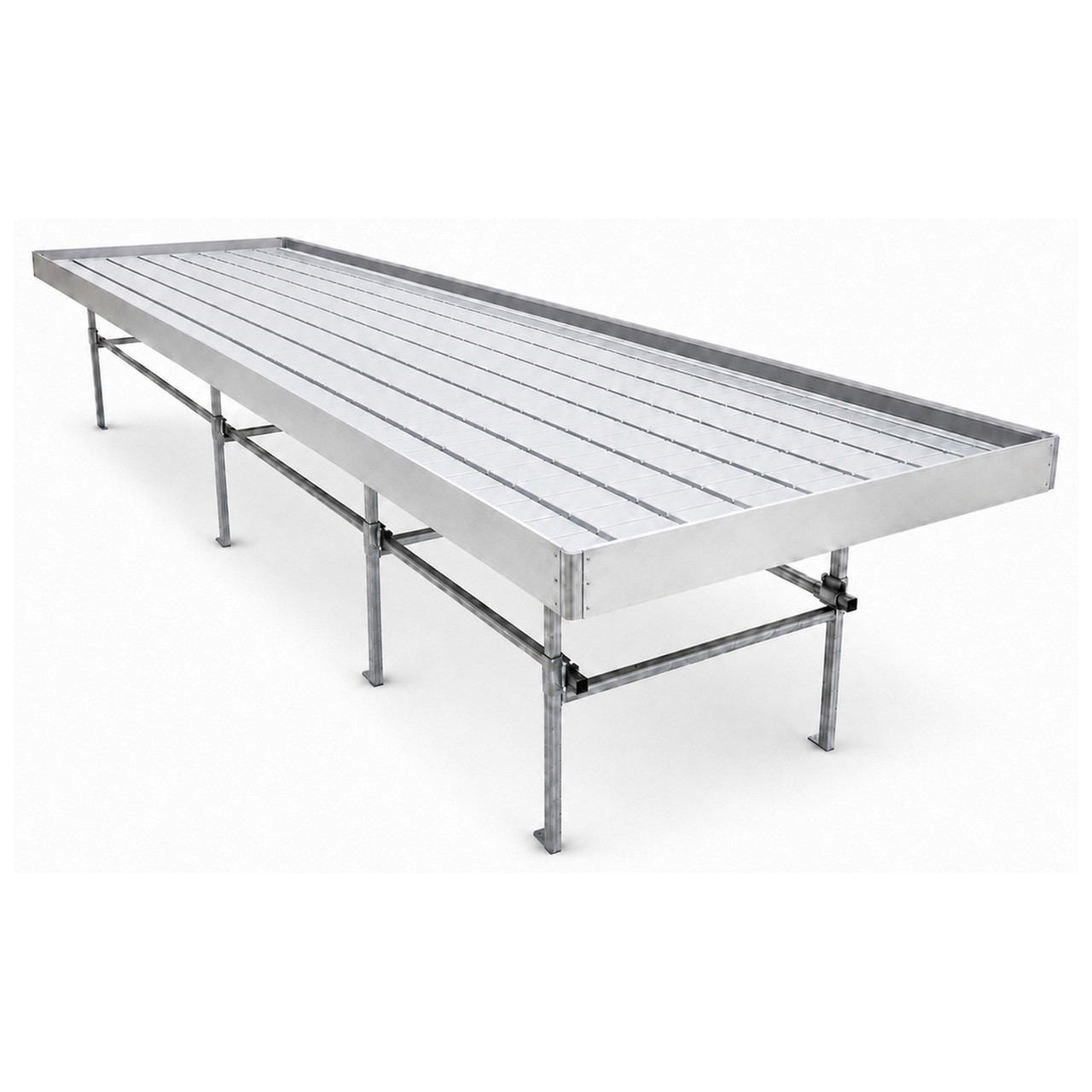 Max Roll Ebb & Flow Greenhouse Bench for Indoor Farming - 5'W x 16'L