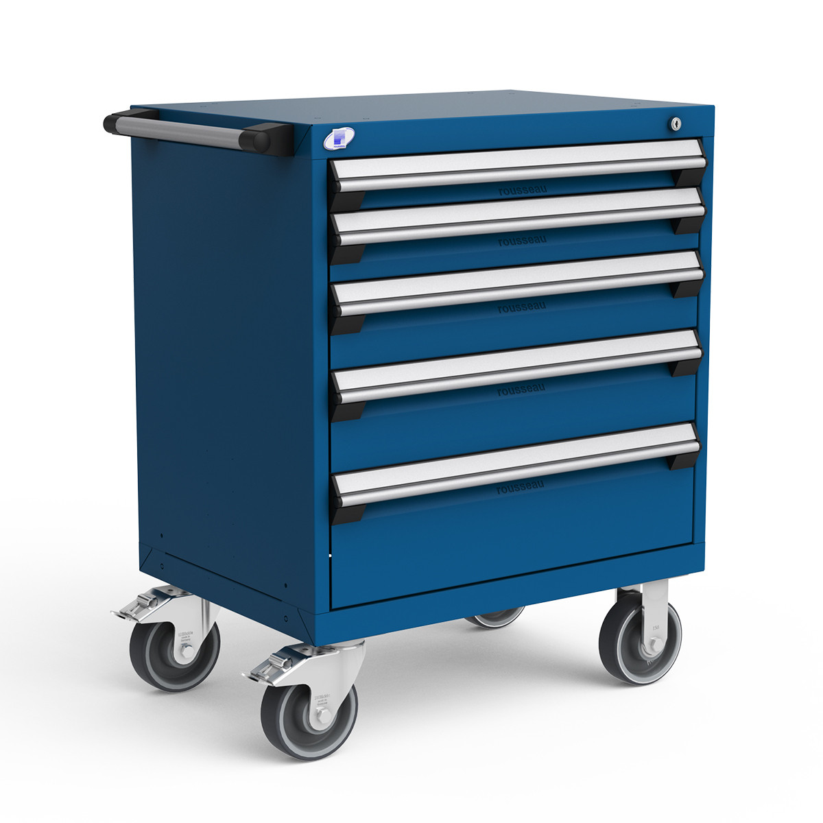5-Drawer Heavy-Duty Mobile Drawer Cabinet 48'' W x 27D - R5BHG-3023