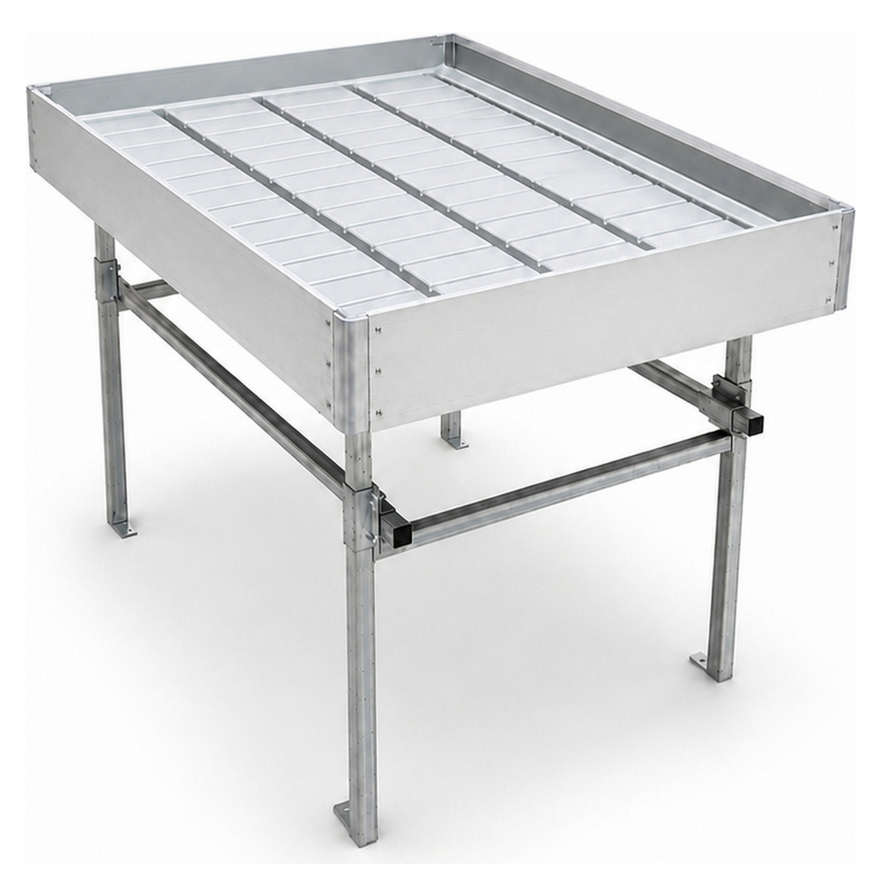 Max Roll Ebb & Flow Greenhouse Bench for Indoor Farming - 3'W x 4'L