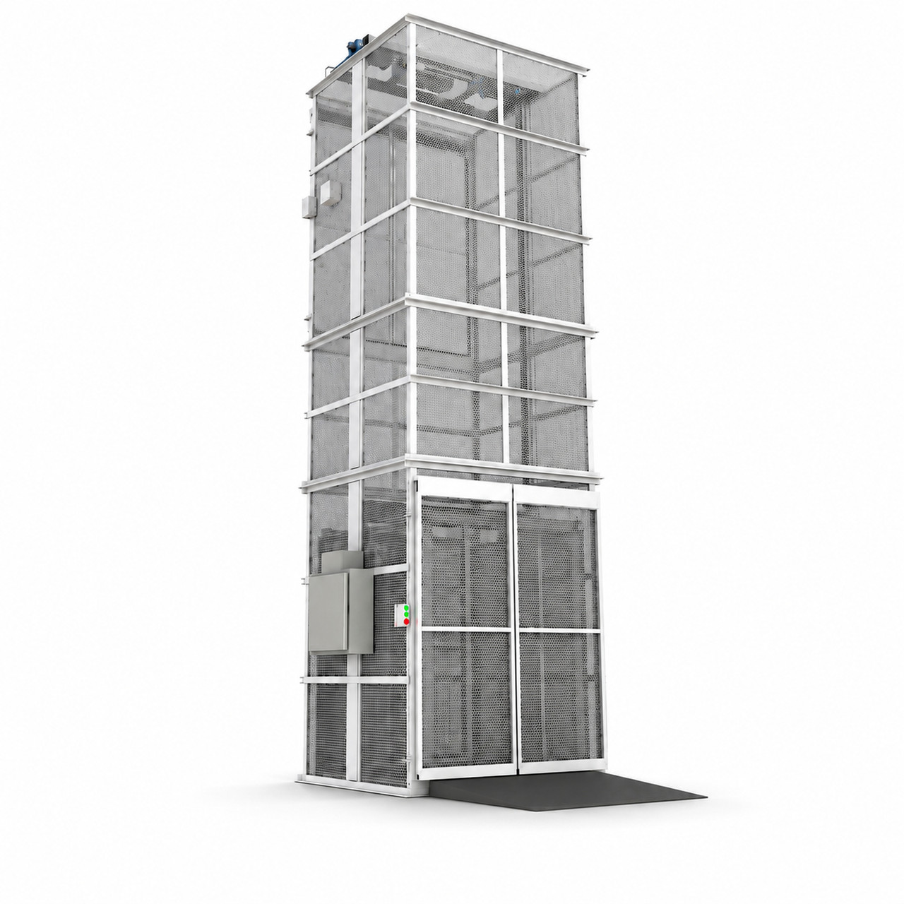 PM Series Vertical Reciprocating Conveyor, 2,500 lb Capacity, 72 x 72 Platform