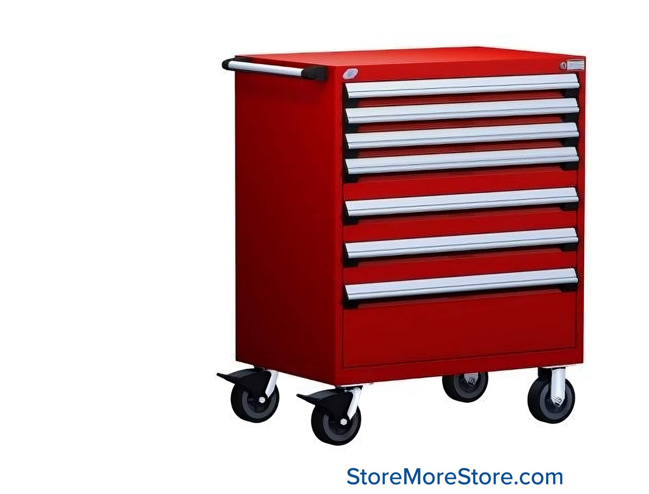 7-Drawer Heavy-Duty Mobile Drawer Cabinet 36'' W x 18D - R5BEC-3803