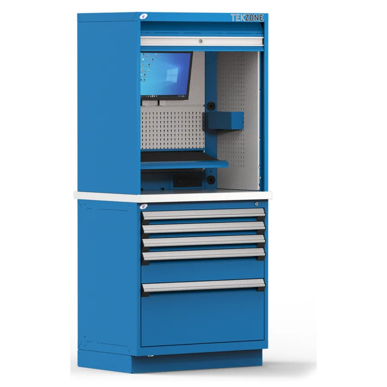 TekZone Workcenter - Painted Steel for small parts storage