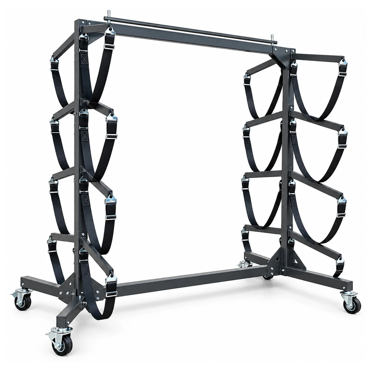 Steel Boat Display Rack - Holds 8 Boats storage rack