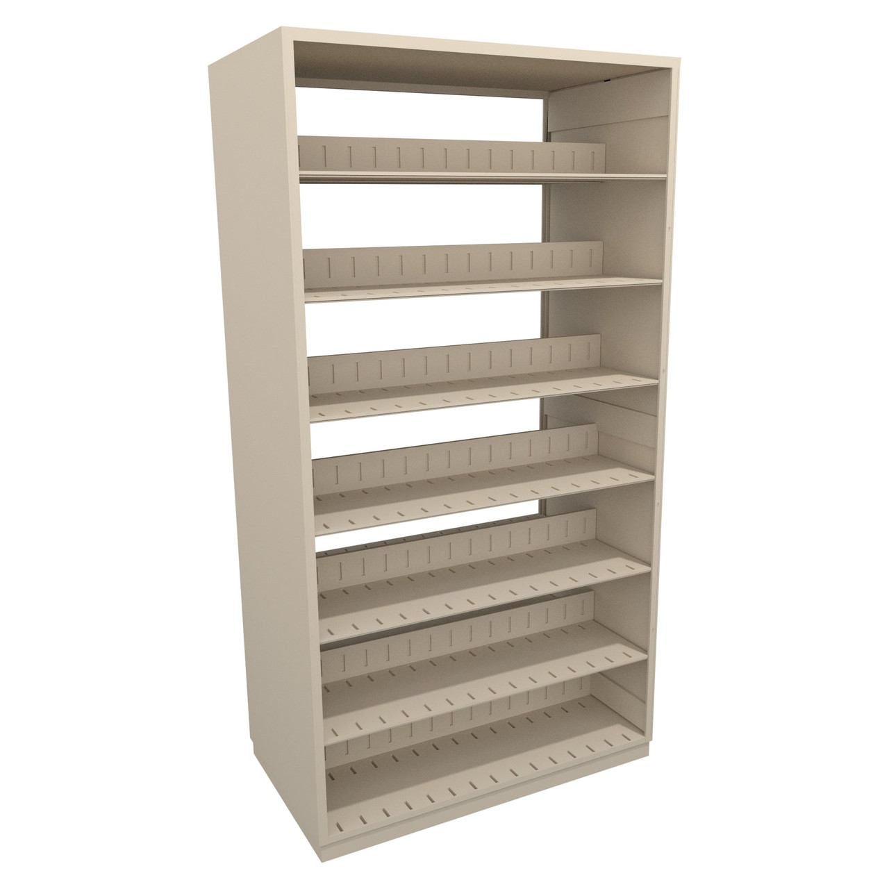 4-Post Double Entry Starter Shelving Unit - 7 Openings for storage