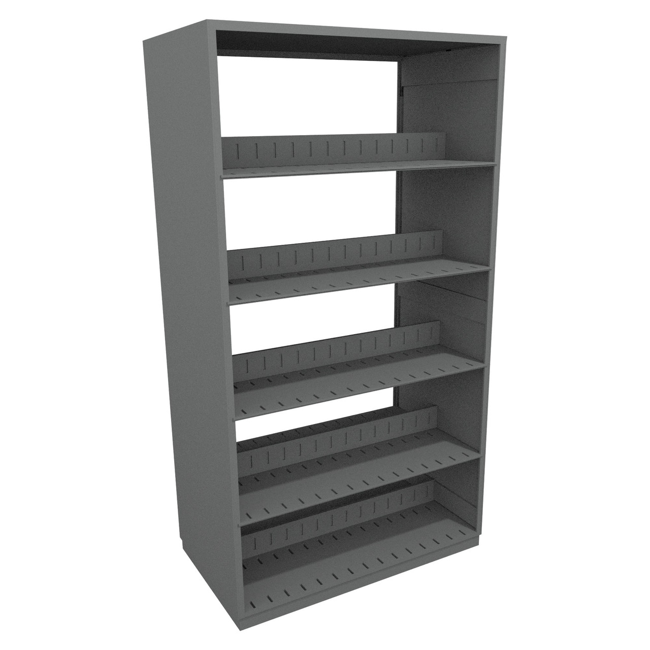 4-Post Single Entry Starter Shelving Unit - 5 Openings for storage