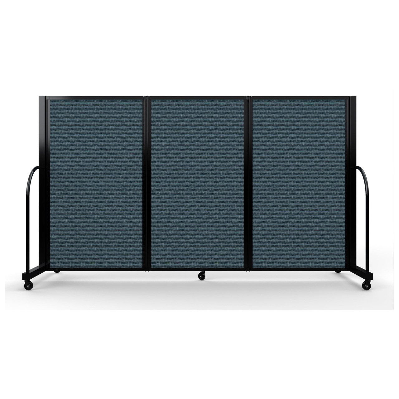 Full Motion Room Divider - 3 Panel, Fabric, Lake