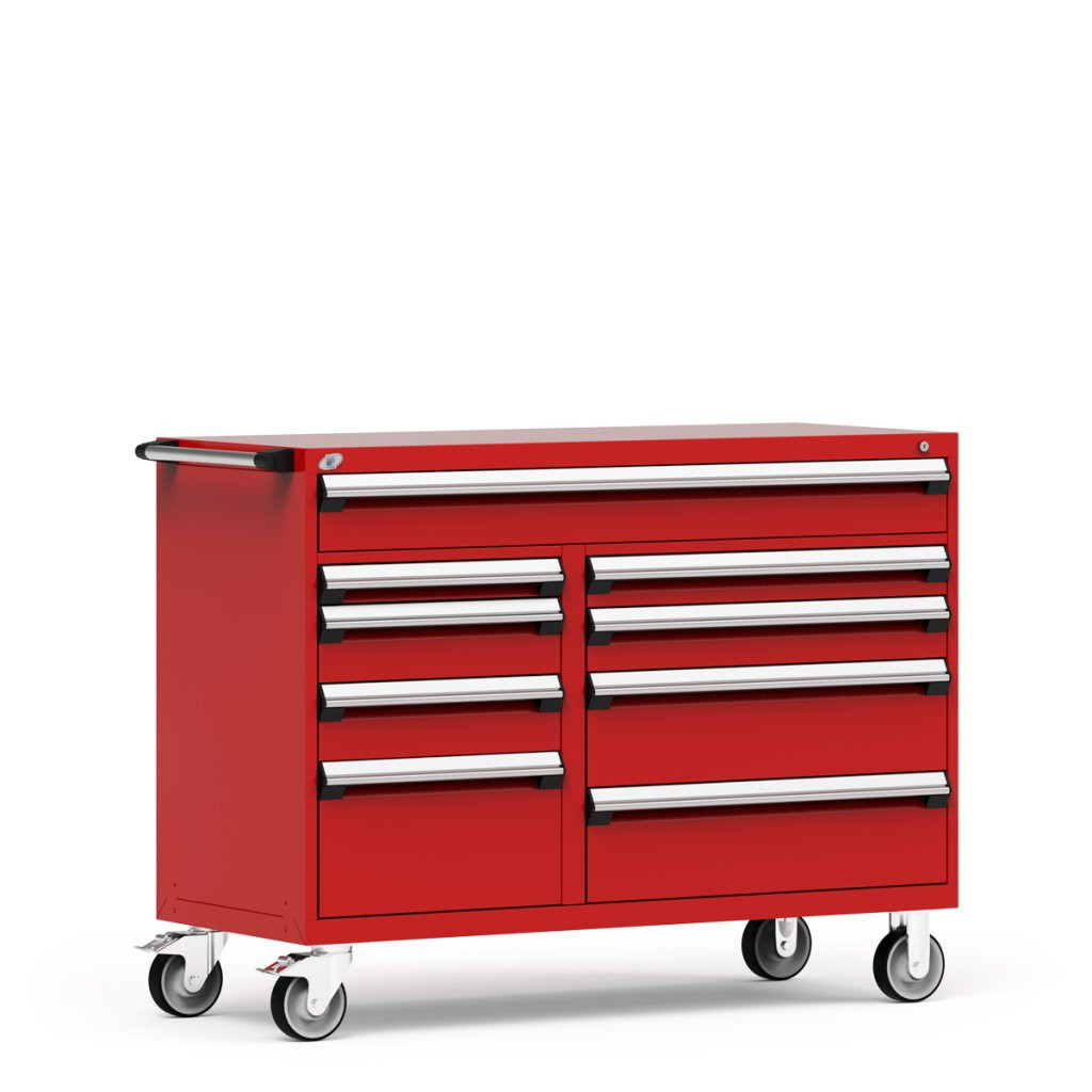 Multi-Drawer Mobile Cabinet  - 9 Drawers - 60'' W x 24''D - R5GKE-3824