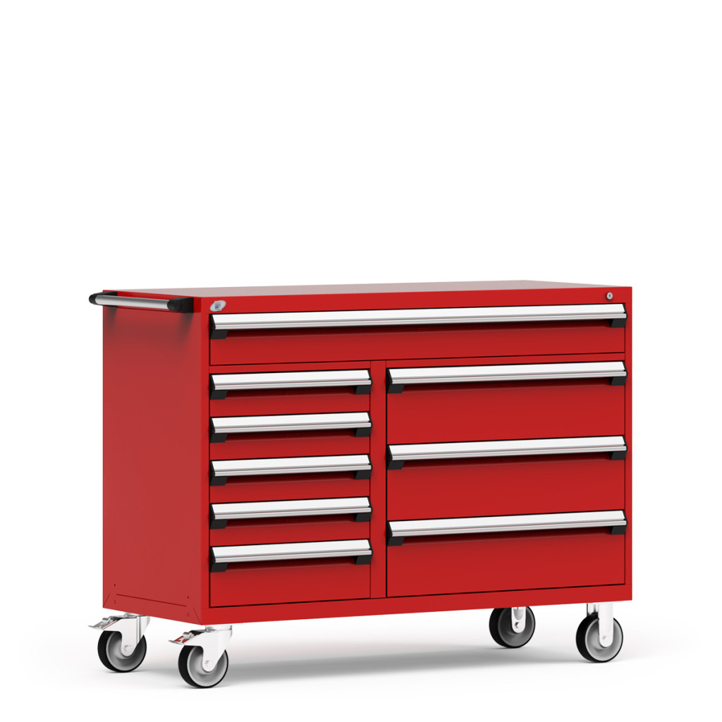 Multi-Drawer Mobile Cabinet  - 9 Drawers - 60'' W x 24''D - R5GKE-3825